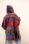 Poncho Étnico Colossus Capucha Multicolor Poncho Étnico Colossus Capucha Multicolor