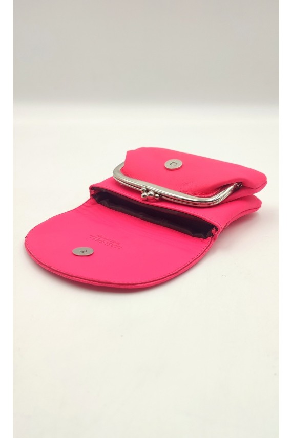 Monedero Piel Mandala Fluor