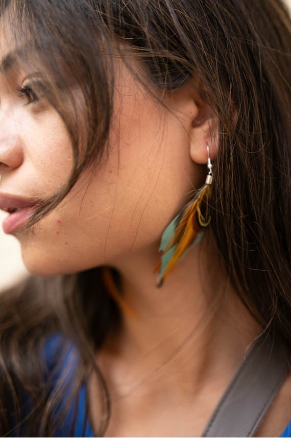 Pendientes pluma Yann Pendientes pluma Yann