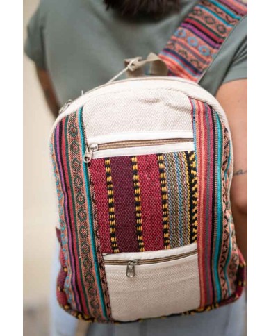 Mochila algodón Chevrons Gueri media Mochila algodón Chevrons Gueri media