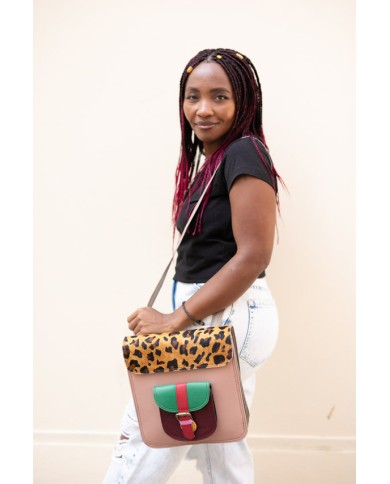 Bolso Mochila Remi backpack print leopardo by Soruka Bolso Mochila Remi backpack print leopardo by Soruka