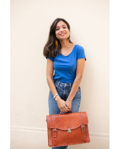 Bolso maletín cuero Mossat