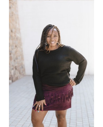 Falda corta Pocahontas Suedine Falda corta Pocahontas Suedine