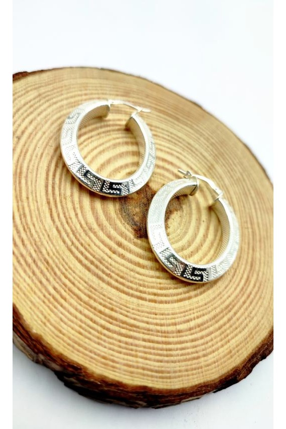 Aros Plata Greca Ovalados Disciples Aros Plata Greca Ovalados Disciples