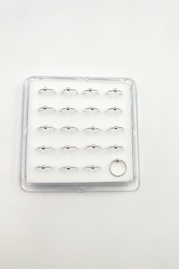 Pendiente Aro Nariz bola