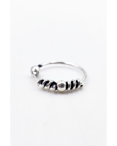 Pendiente Aro Nariz Bali bola