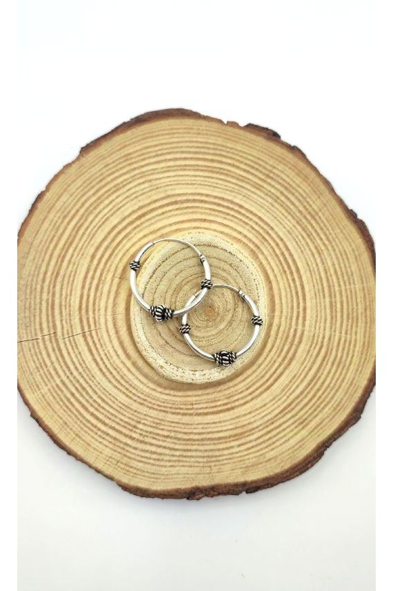 Aros Plata Bali Zuco 18mm Aros Plata Bali Zuco 18mm