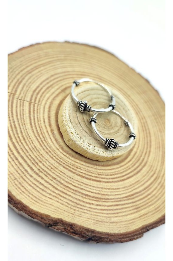 Aros Plata Bali Zuco 18mm Aros Plata Bali Zuco 18mm
