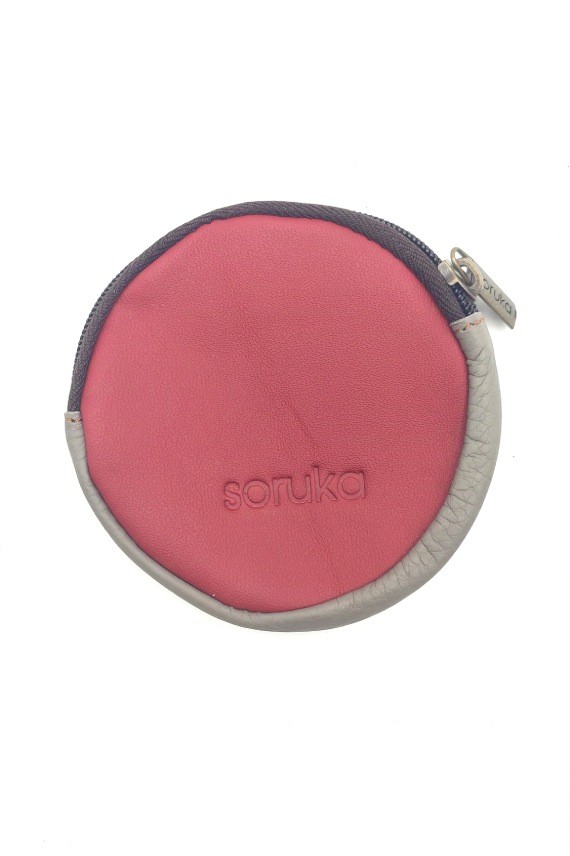 Monedero Redondo Afra print Leopardo Soruka