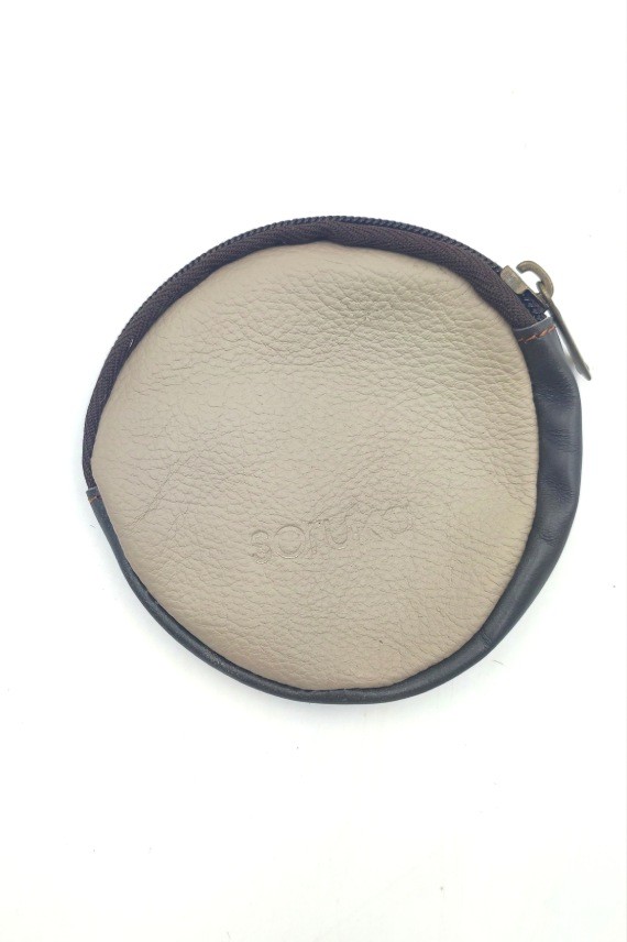 Monedero Redondo Afra print Leopardo Soruka