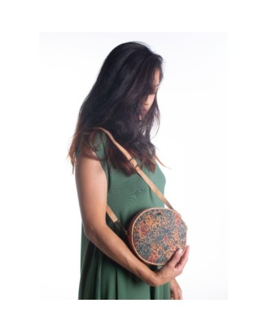 Bolso redondo Carmiño Corcho natural