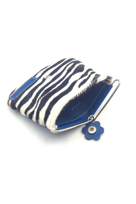 Monedero Piel Cebra