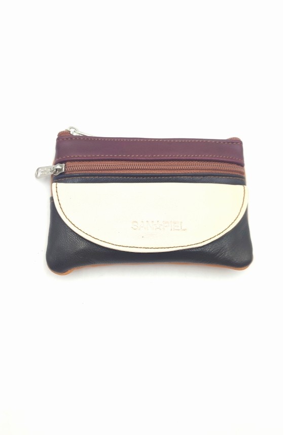 Monedero Piel Multicolor L