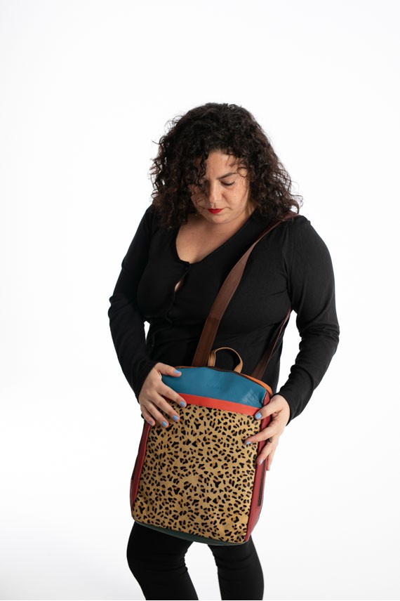 Bolso Mochila Chiara backpack Leopardo by Soruka Bolso Mochila Chiara backpack Leopardo by Soruka