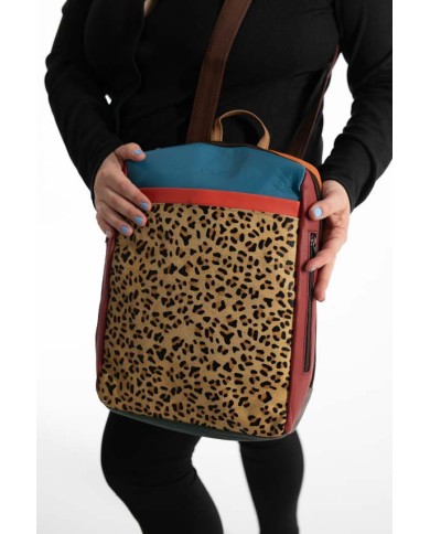 Bolso Mochila Chiara backpack Leopardo by Soruka Bolso Mochila Chiara backpack Leopardo by Soruka
