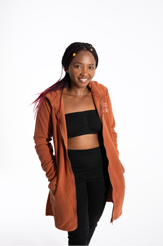 Chaqueta Polar Flor Bindi Bordada