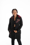 Chaqueta Polar Flor Bindi Bordada