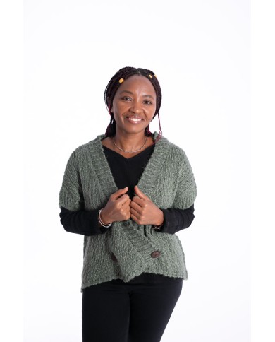 Chaqueta Punto Apapacha Cruzada