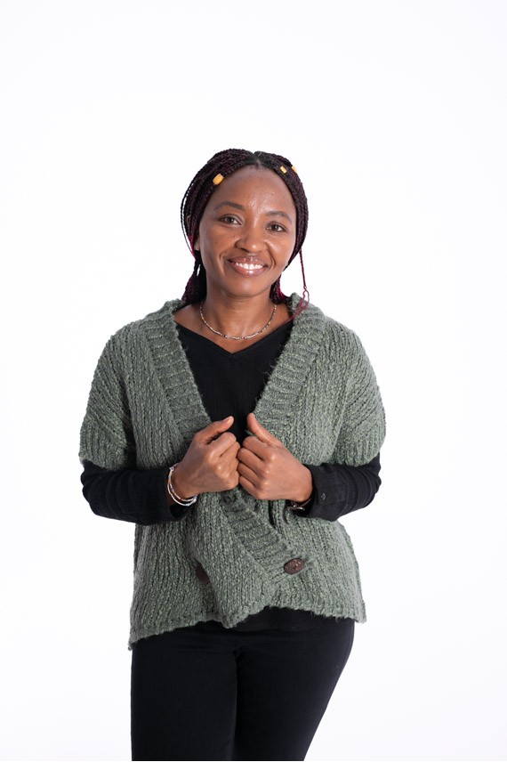 Chaqueta Punto Apapacha Cruzada