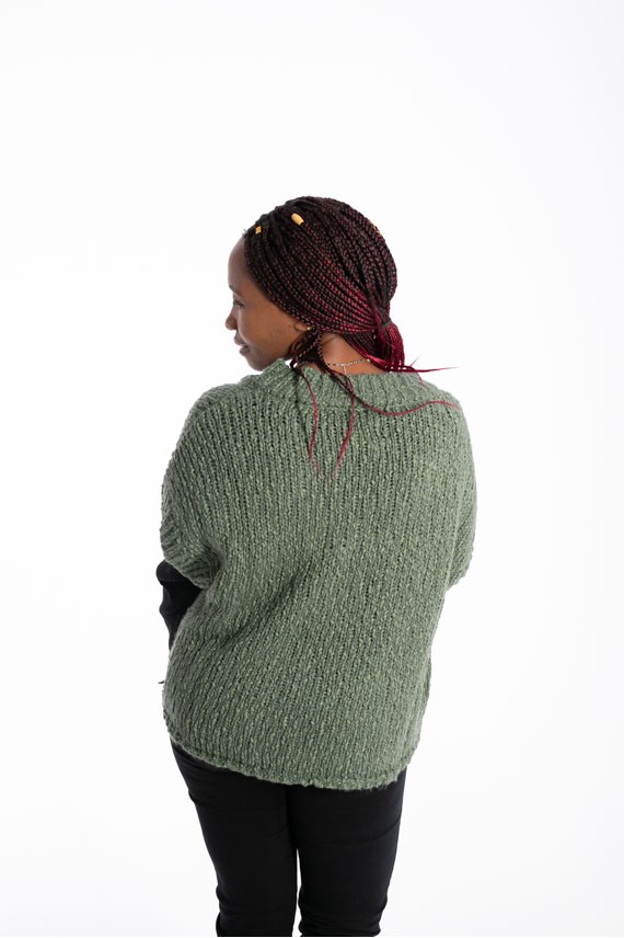 Chaqueta Punto Apapacha Cruzada