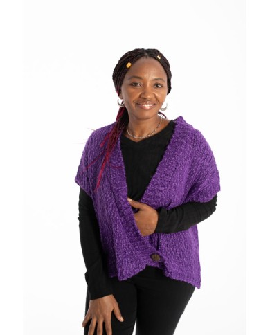 Chaqueta Punto Apapacha Cruzada