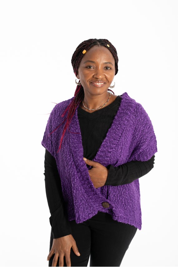 Chaqueta Punto Apapacha Cruzada