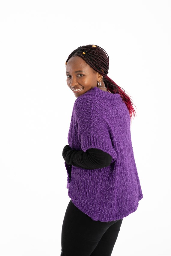 Chaqueta Punto Apapacha Cruzada