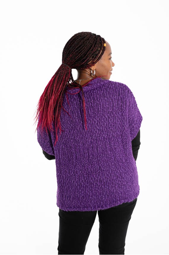 Chaqueta Punto Apapacha Cruzada