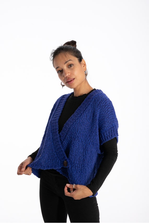 Chaqueta Punto Apapacha Cruzada