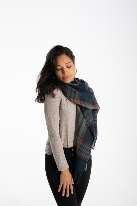 Bufanda Manta Cuadros