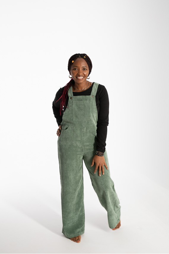 Peto Jardinero pana aterciopelado