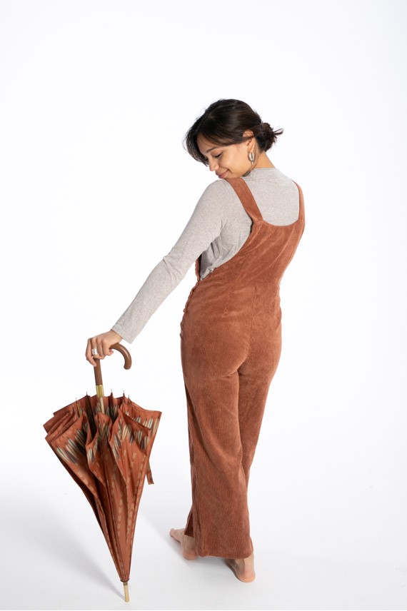 Peto Jardinero pana aterciopelado