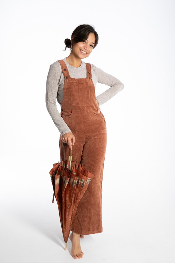 Peto Jardinero pana aterciopelado