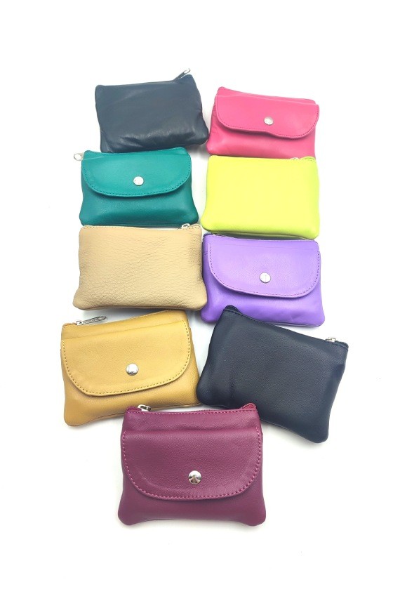 Monedero Piel Arcoiris