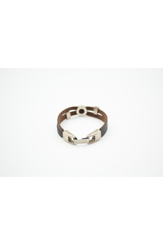 Pulsera Cuero zamak Triskel irish