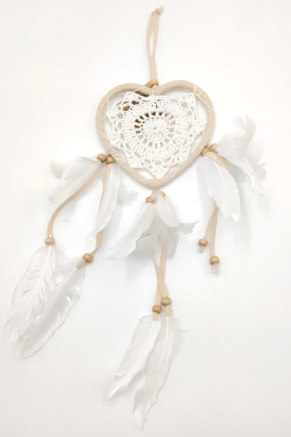 Atrapasueños Ganchillo Corazón