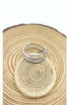 Anillo plata Bambú entrelazado Anillo plata Bambú entrelazado