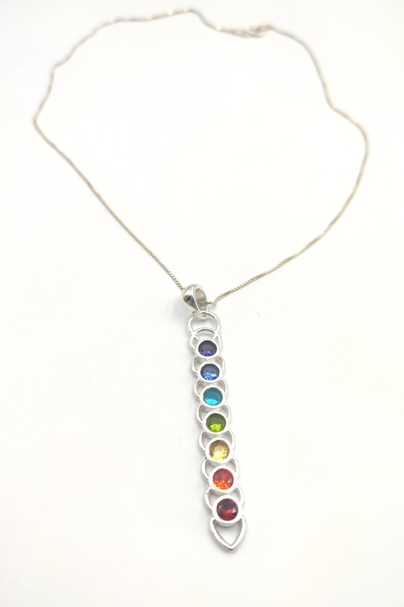 Colgante plata Chakras Colgante plata Chakras
