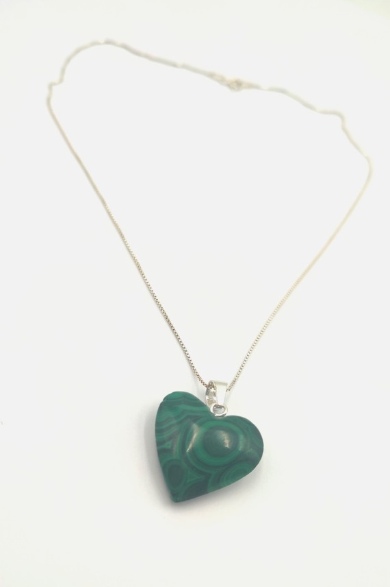 Colgante Corazón Malaquita Colgante Corazón Malaquita