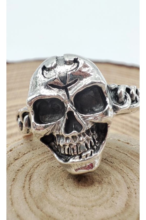 Anillo Plata Calavera