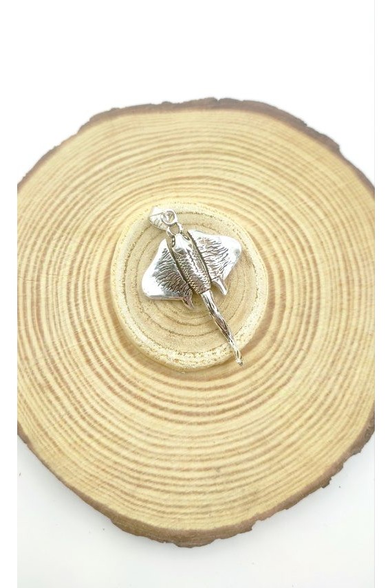 Colgante Plata Manta Raya