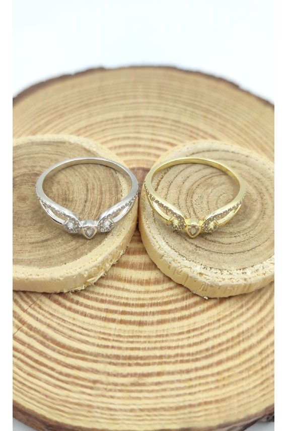 Anillo plata Circonita Gota Mini Anillo plata Circonita Gota Mini