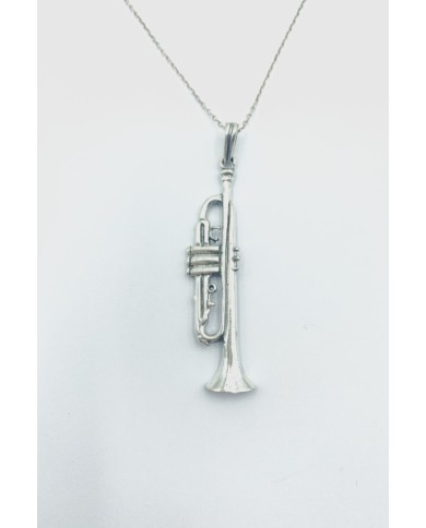 Colgante Plata Trompeta
