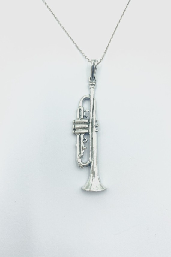 Colgante Plata Trompeta