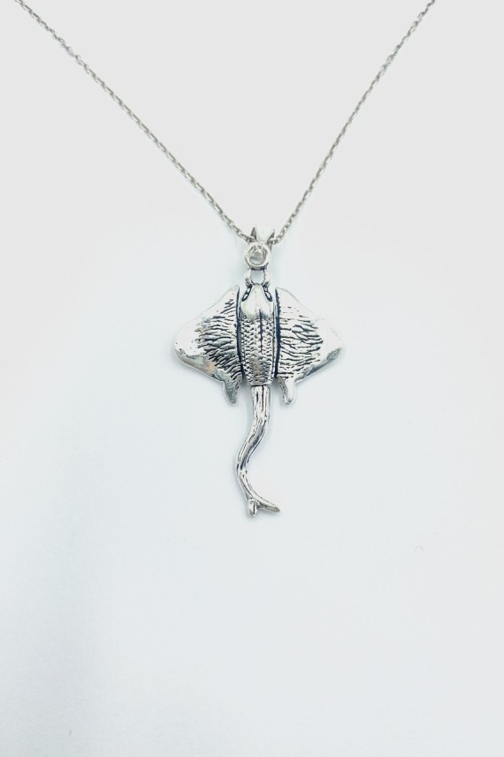 Colgante Plata Manta Raya