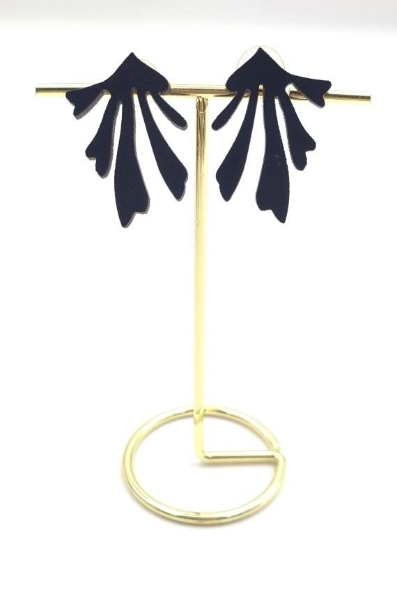 Pendientes Madera Corales