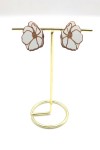 Pendientes Madera Flor