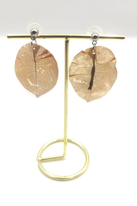 Pendientes Naturales Resina Hojadulce Pendientes Naturales Resina Hojadulce