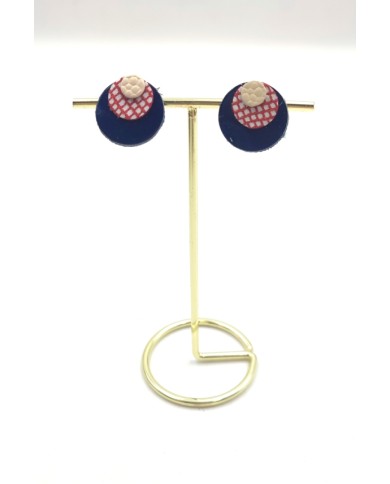 Pendientes Cuero Luna llena Animal print