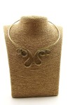 Choker latón Rígido Ondulado